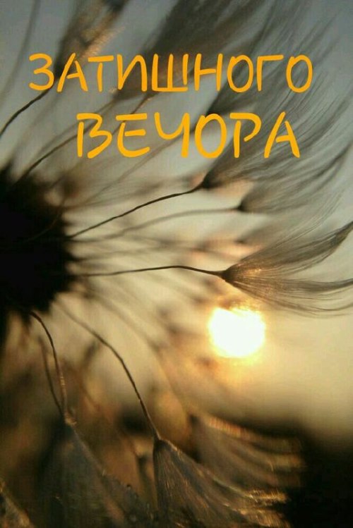 Гарного вечора