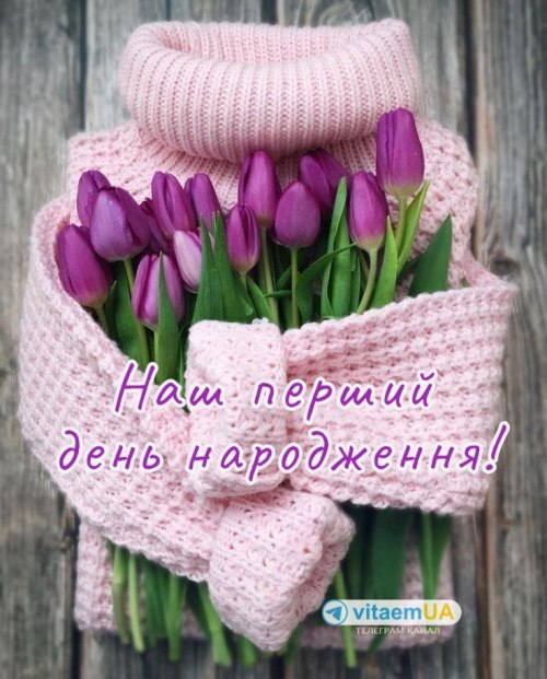 День народження, річниця, 1 рік, канал, вітаю 3471
