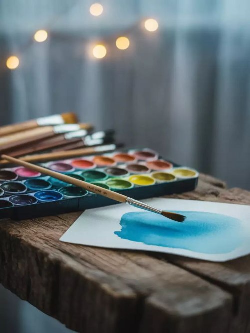 свята, акварель