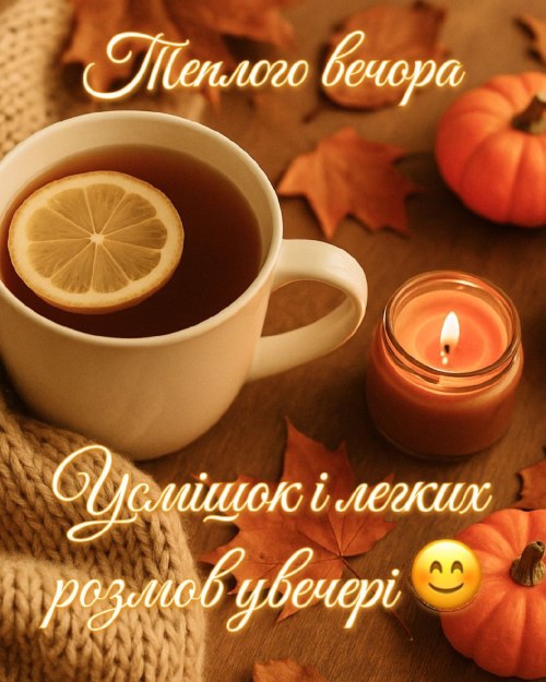 Гарного вечора