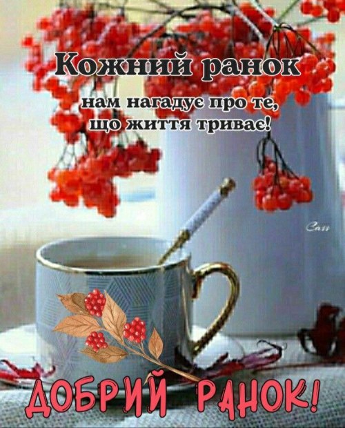 Доброго ранку