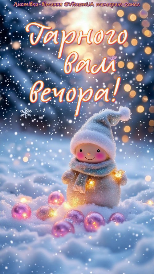 Гарного вечора