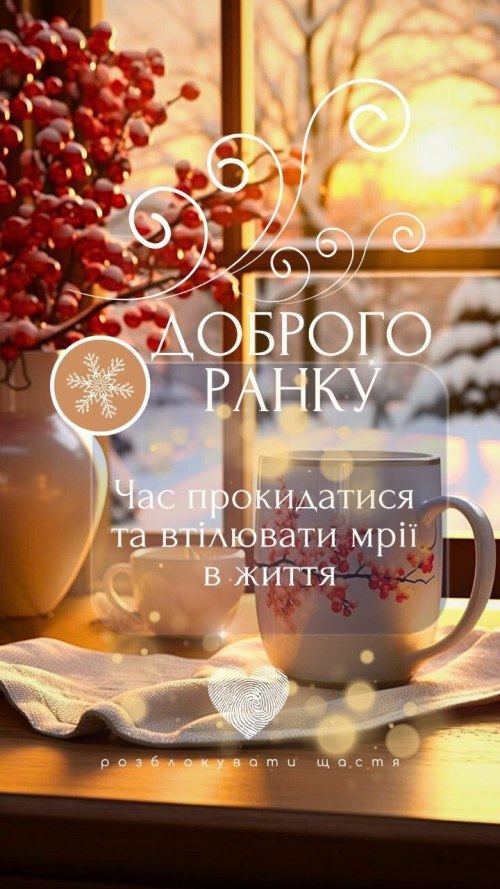 Доброго ранку