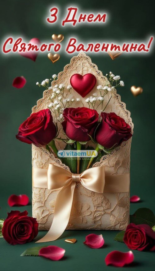 , День Святого Валентина, зднемзакоханих, вітання, листівки