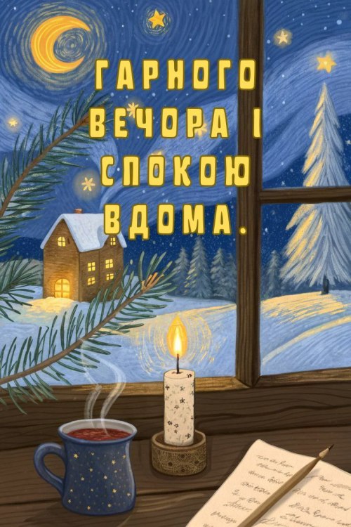 Гарного вечора