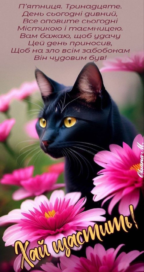 пятниця13, вдалогодня, побажання