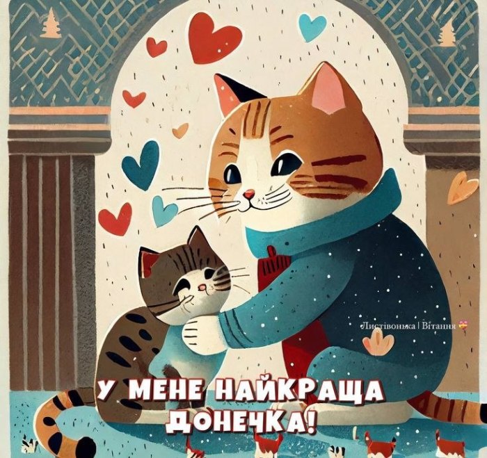 любов, доньці