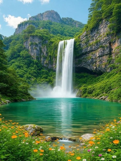 свята, водоспад