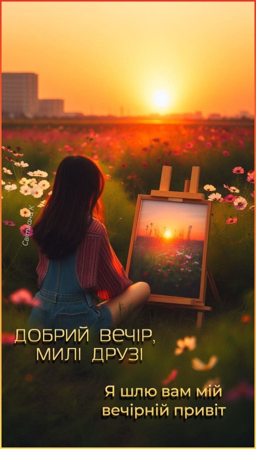 Гарного вечора