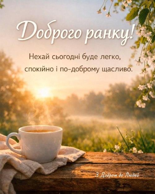 Доброго ранку