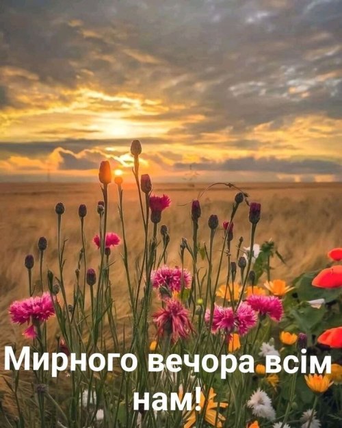Гарного вечора