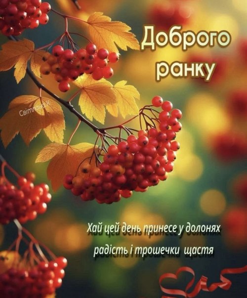 Доброго ранку