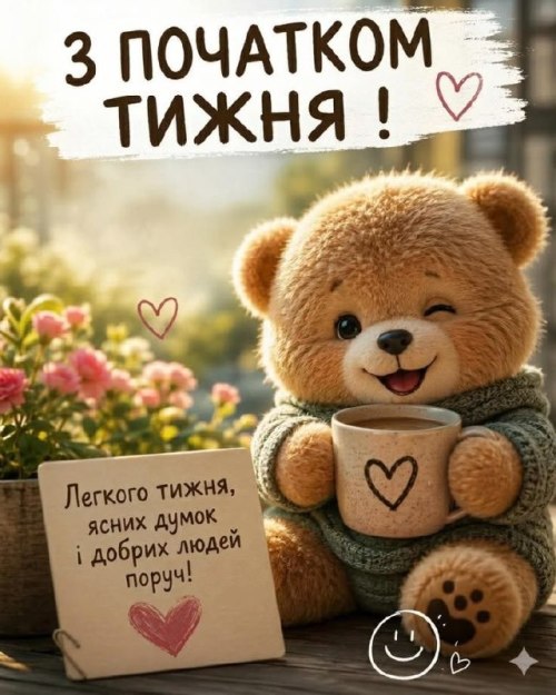 Гарного дня, понеділок
