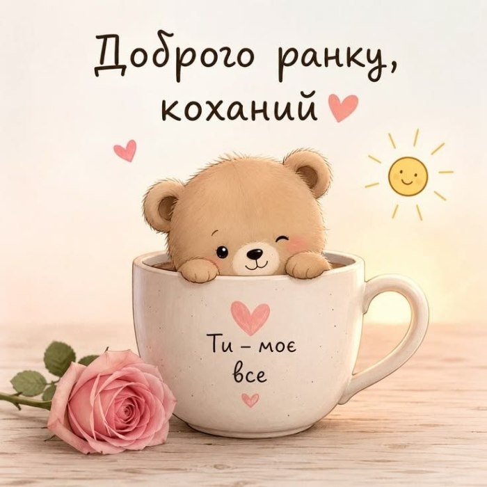 доброго ранку, коханим
