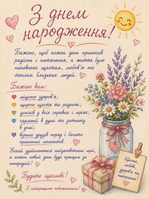 З днем народження